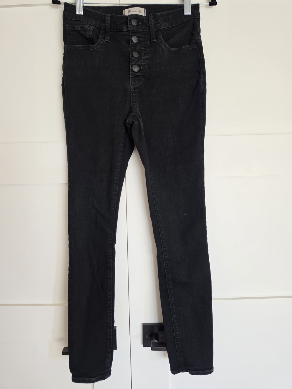 Madewell Faded Black Button-Fly Women’s Jeans